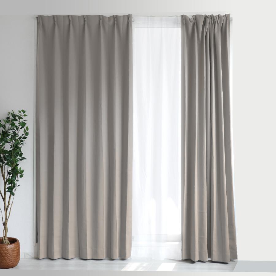 カーテン 4枚セット レースカーテン 遮光カーテン 1級 2級 100cm幅