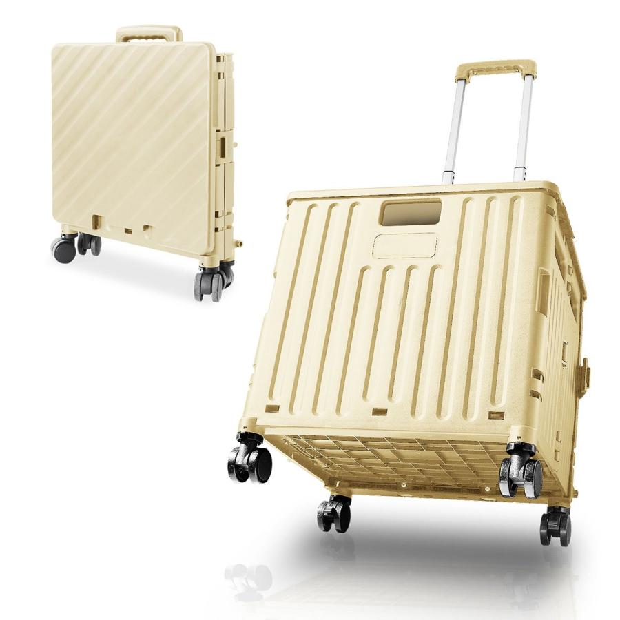 キャリーカート 4輪 折りたたみ キャスター付き 軽量 カート キャリー