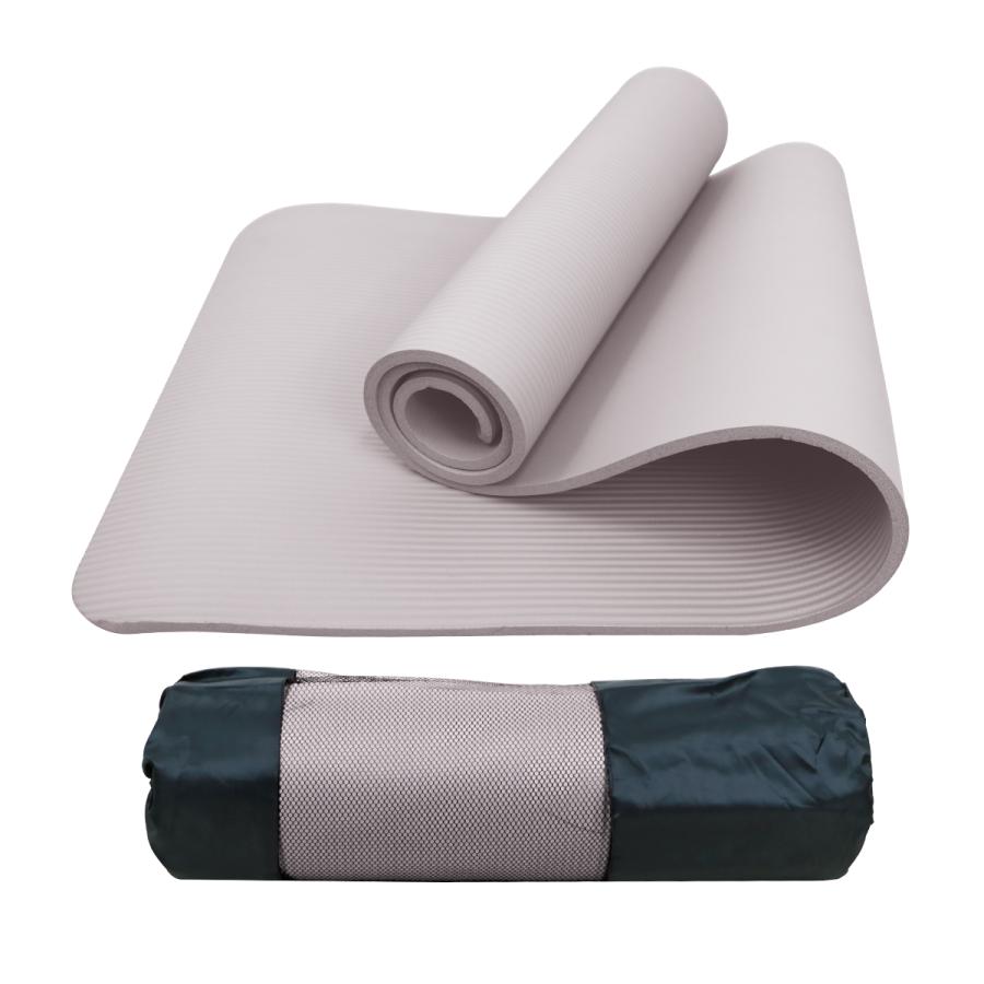 ヨガマット 全6色 厚さ10mm 180x60cm 収納ケース付き