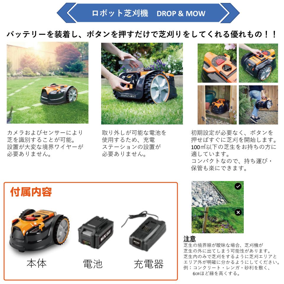 ETG Japan ロボット芝刈り機