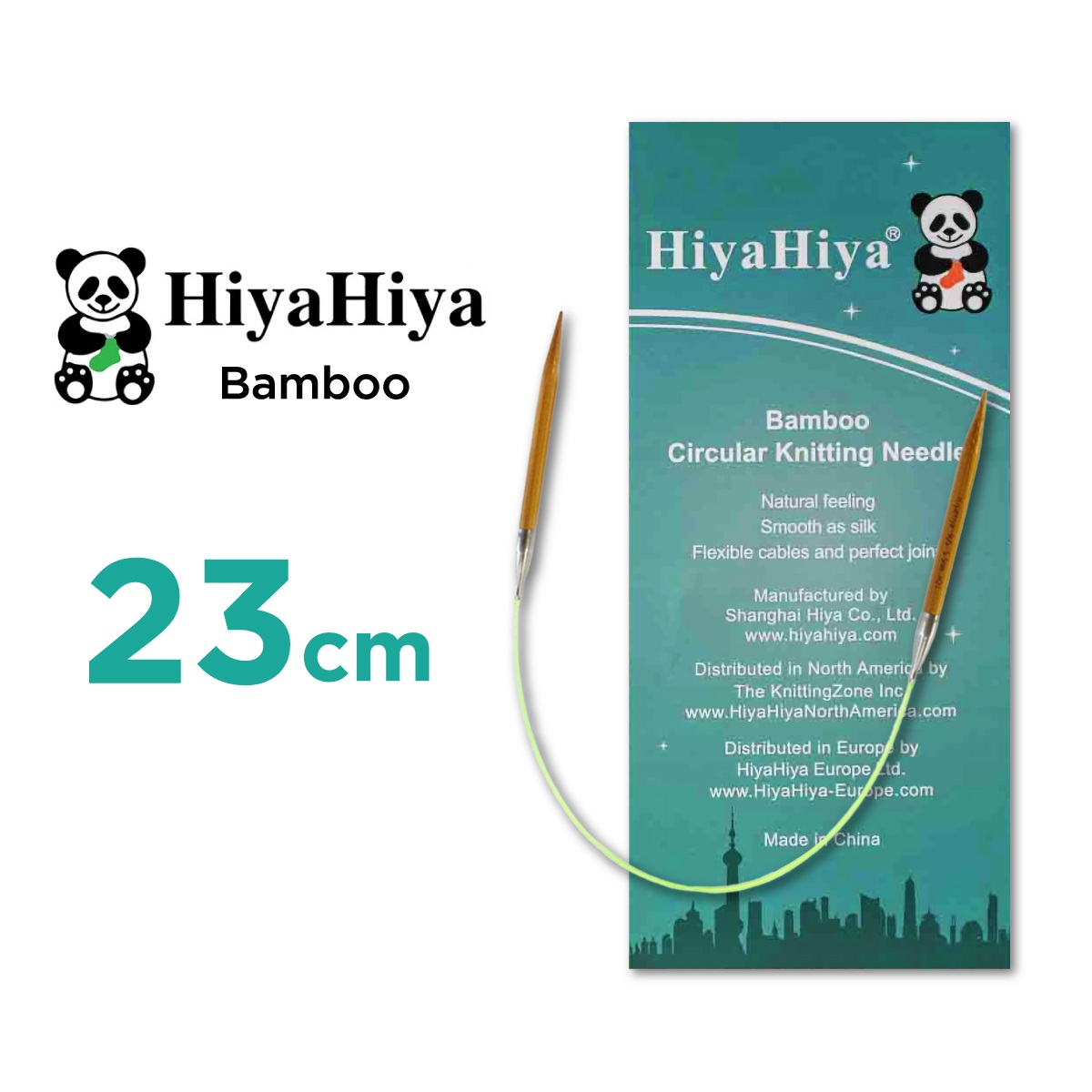 ミヤページ 輪針 80cm 2.0mm ヒヤヒヤ バンブー HiyaHiya 32インチ 編み針