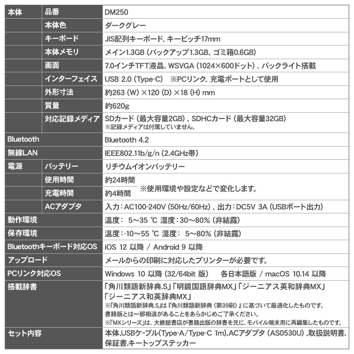 選べる専用ケース＋液晶保護フィルム付 セット] キングジム ポメラ