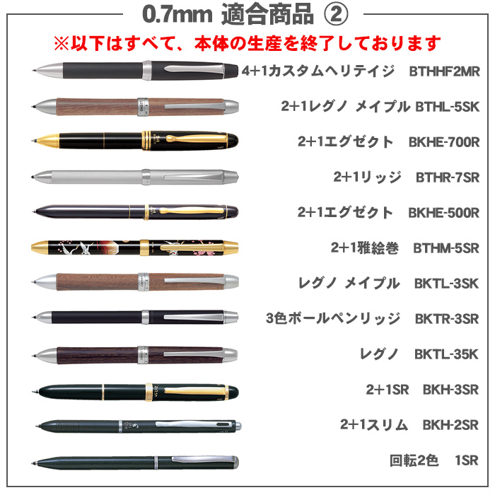 アクロボール ボールペン替え芯 パイロット BRFS-10EF BRFS-10F