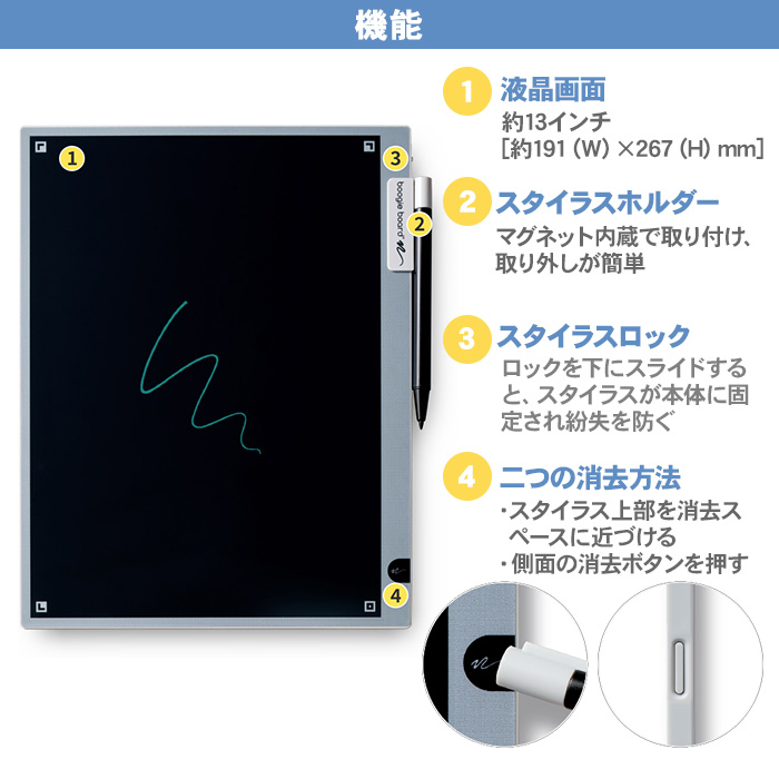 KING JIM（キングジム） ブギーボード 電子メモパッド BB-19 電子