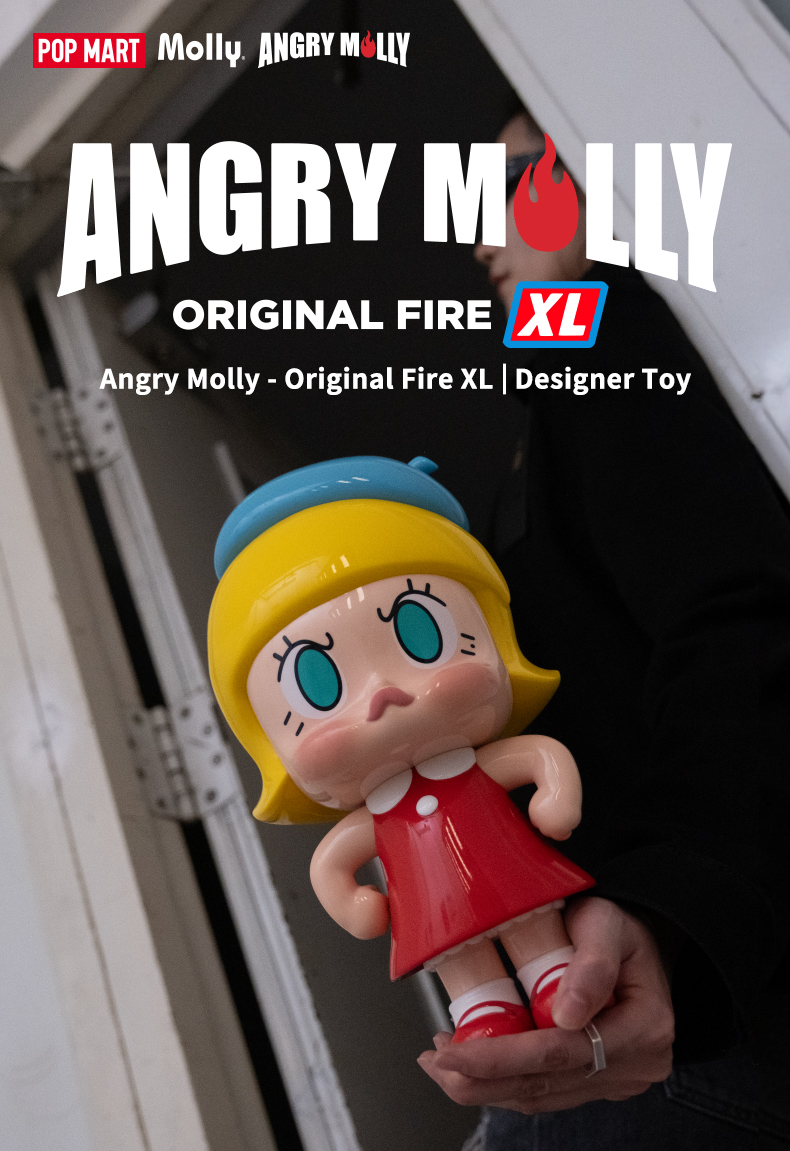 POP MART（ポップマート） POP MART Angry Molly - Original Fire XL