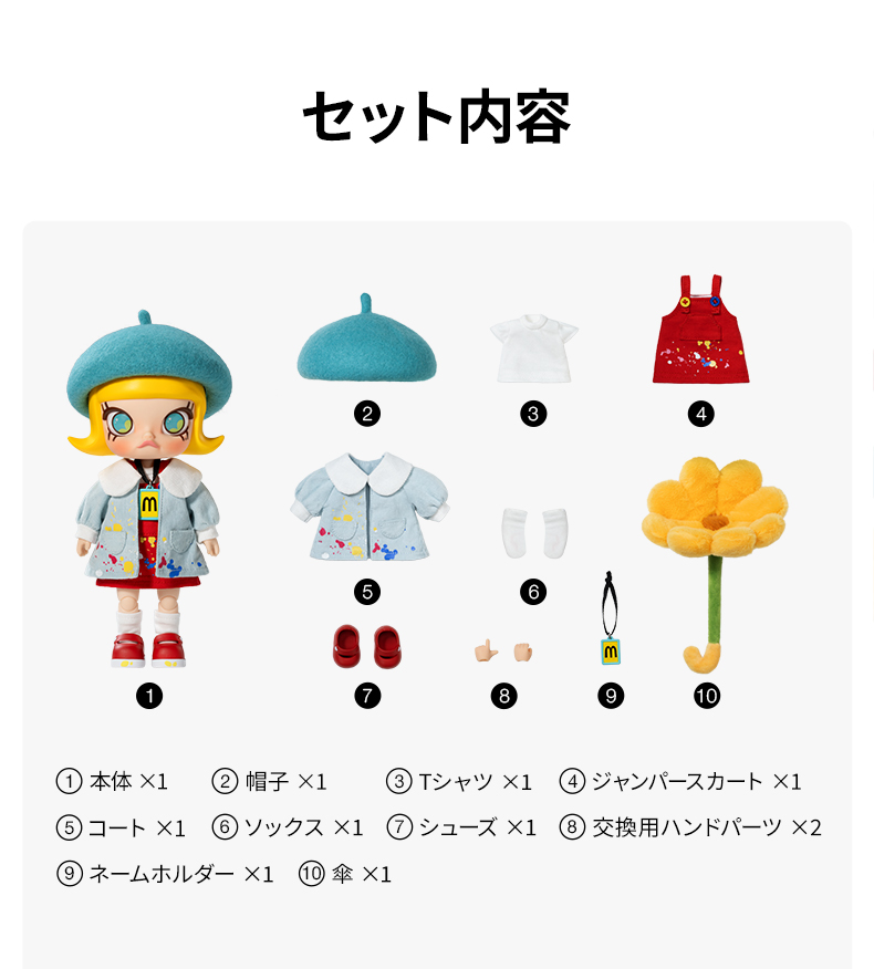 POP MART（ポップマート） POP MART MOLLY 20th Anniversary シリーズ