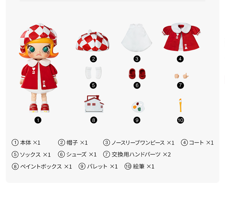 POP MART（ポップマート） POP MART MOLLY 20th Anniversary シリーズ