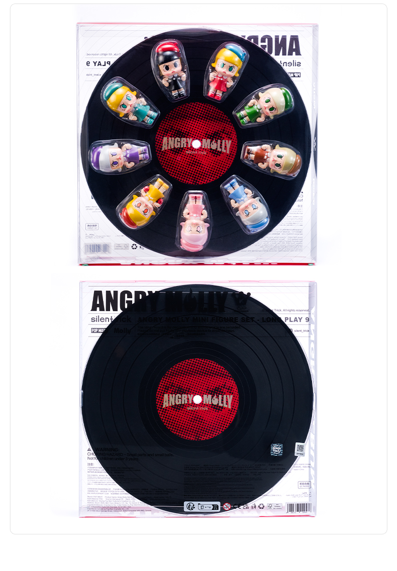 POP MART（ポップマート） POP MART Angry Molly Mini Figure Set