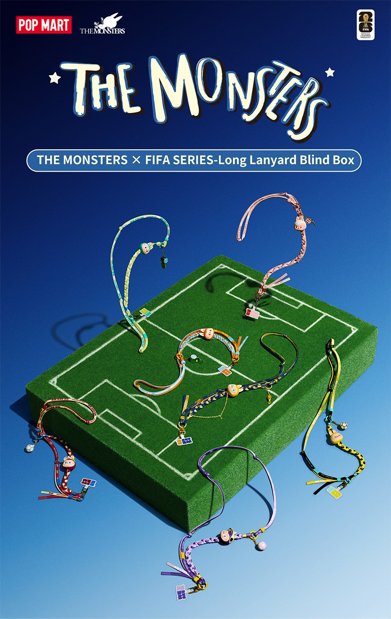 THE MONSTERS FIFAストラップBOX新品未開封シュリンク付 POP MART（ポップマート） POP MART THE MONSTERS × FIFA ストラップ