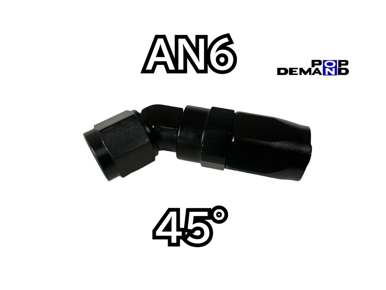 ◇即日発送◇汎用 AN6 45° 1個 オイルクーラー ホース エンド #6