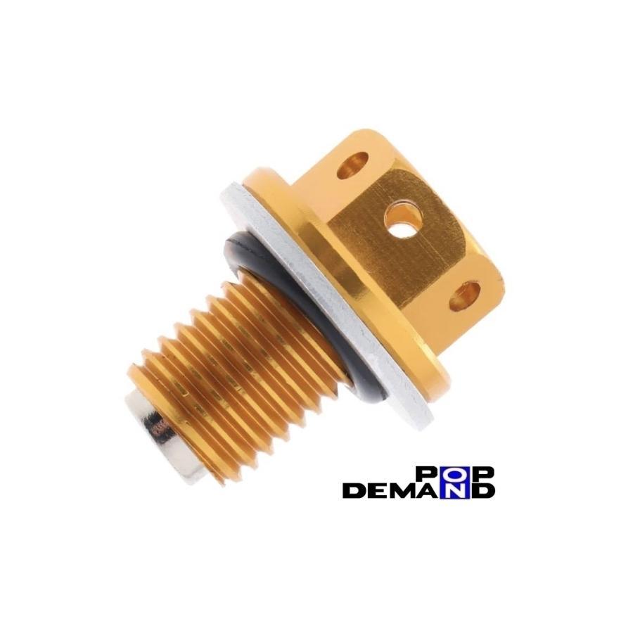 ◇送料120円◇汎用 金 強力マグネット アルミ ドレンボルト ワッシャー付 M12 P1.5 YZF-R3 MT-25 MT-03 YZF-R25 トリッカー セロー250