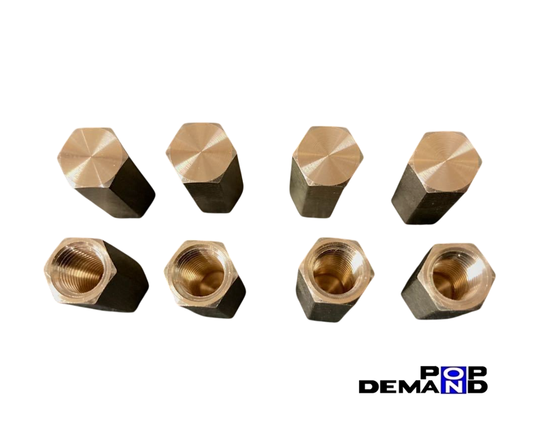 ◇即日発送◇汎用 M6 真鍮 マフラー フランジ 高ナット 25mm 1台分 8個