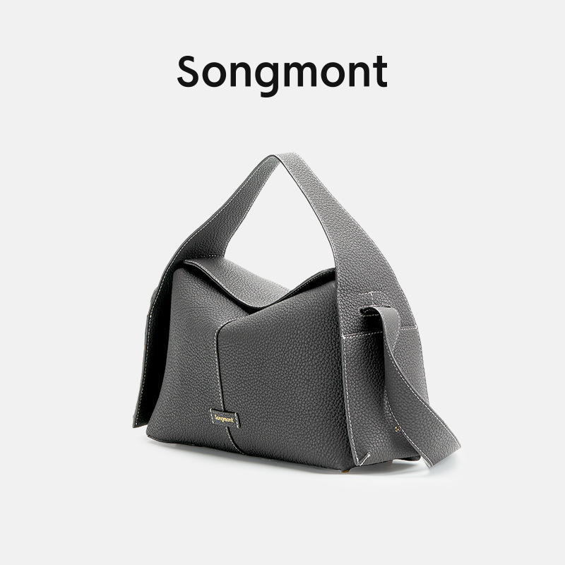 セール日本 Songmont ルーフバッグ レザー ショルダー ハンドバッグ