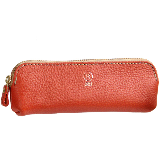 PORCO ROSSO（ポルコロッソ） ペンケース 革 筆箱 スリム コンパクト