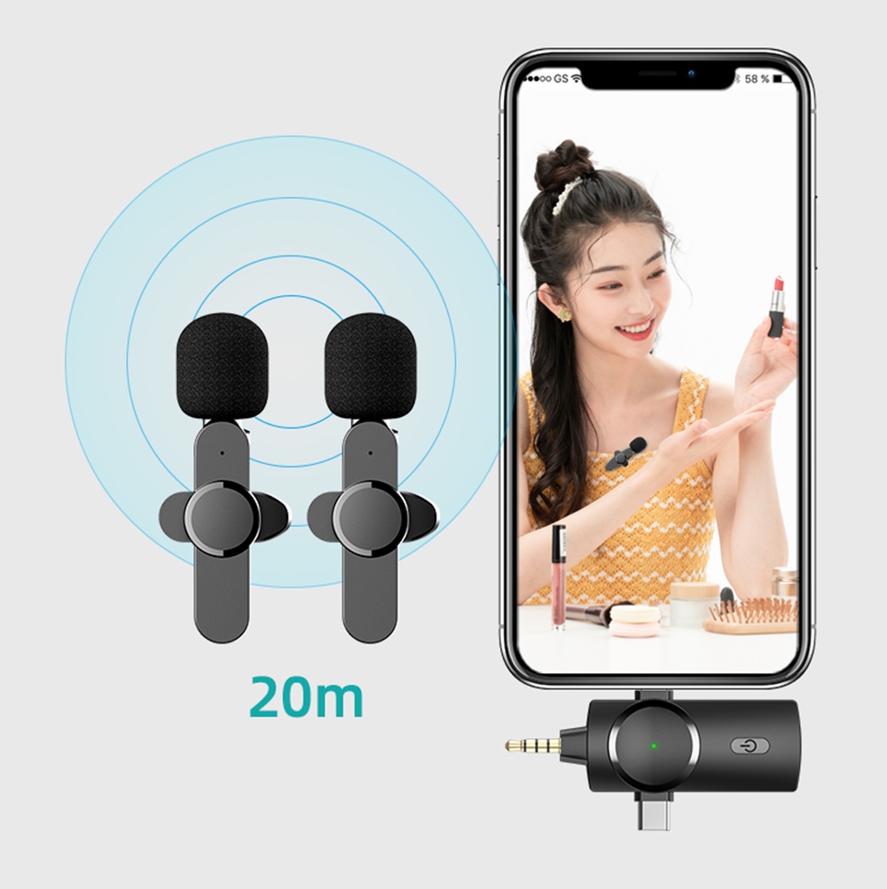 ピンマイク ワイヤレス クリップ Bluetooth 無線 スマホ iPhone ライトニング type-c 3.5mm 外付けマイク ノイズ低減 小型  マイク : mic-3 : Porte-one - 通販 - Yahoo!ショッピング