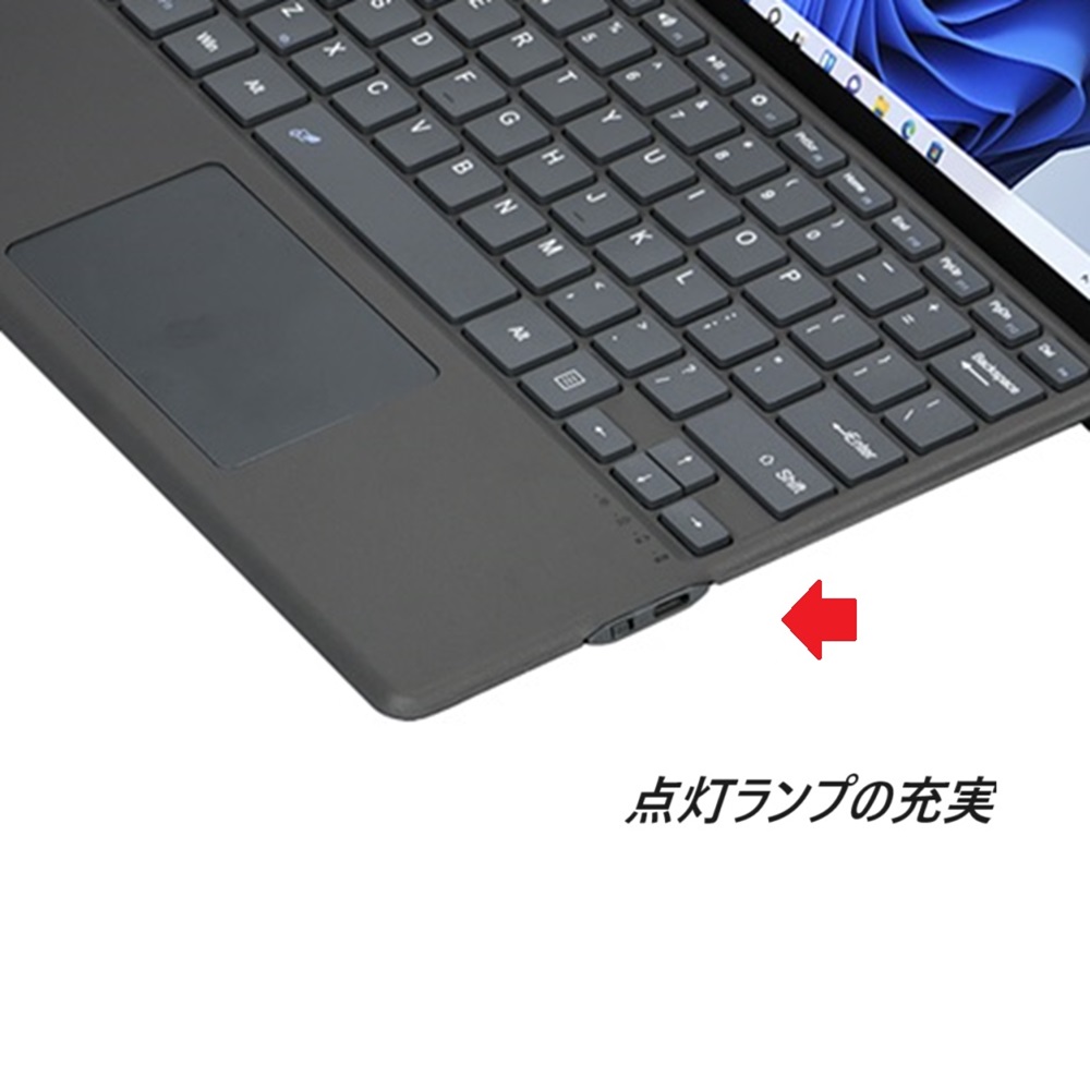 Surface キーボード pro3 pro4 pro5 pro6 pro7 サーフェス Bluetooth ワイヤレス タッチパッド付き  マイクロソフト US配列 手帳型 pro3 : surface-pro3 : Porte-one - 通販 - Yahoo!ショッピング