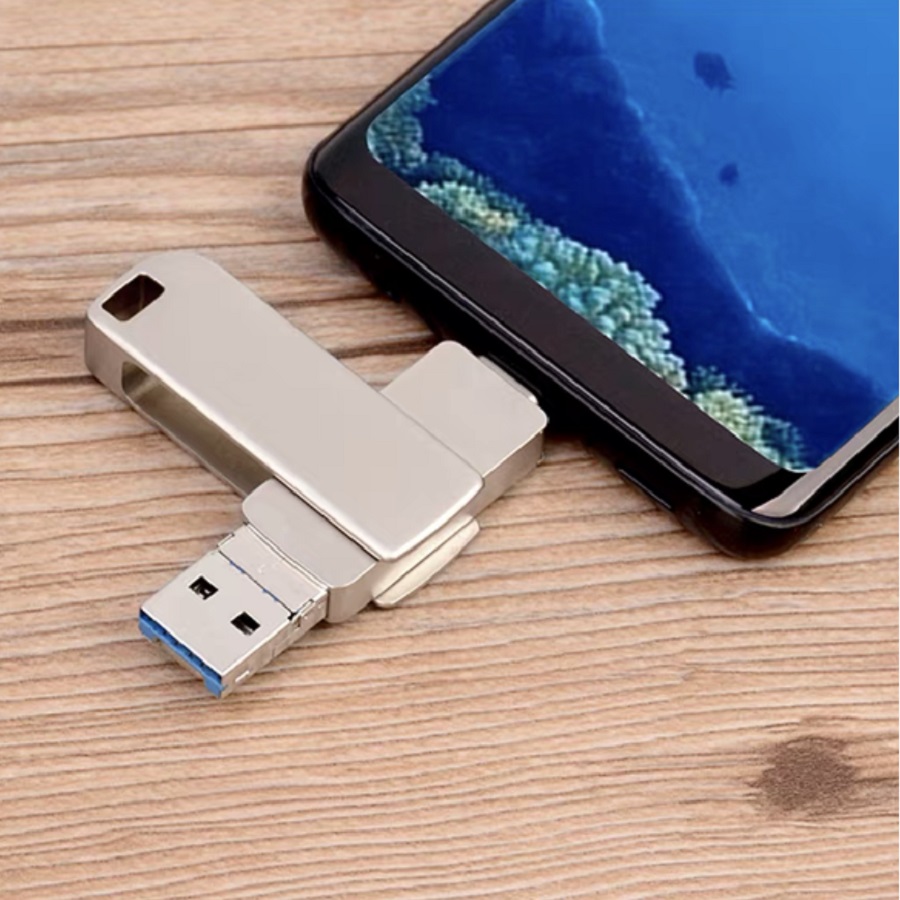 iPhone USBメモリ 128GB type-c lightning iPad USB3.0 データ移行