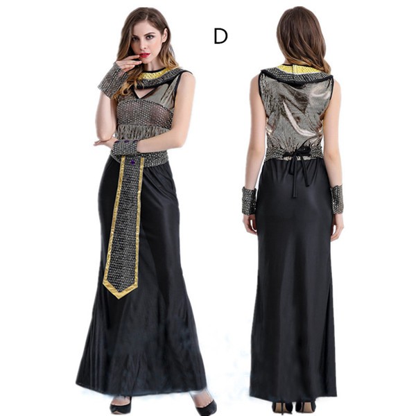 【USED】エジプシャン衣装 ハロウィン Cleopatra ギリシャ エジプト 女神 女王 民族衣装