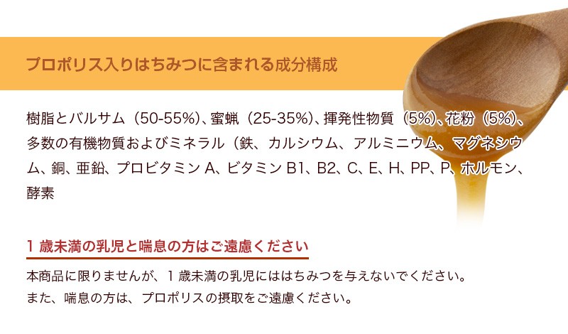 プロポリス入りはちみつ300g