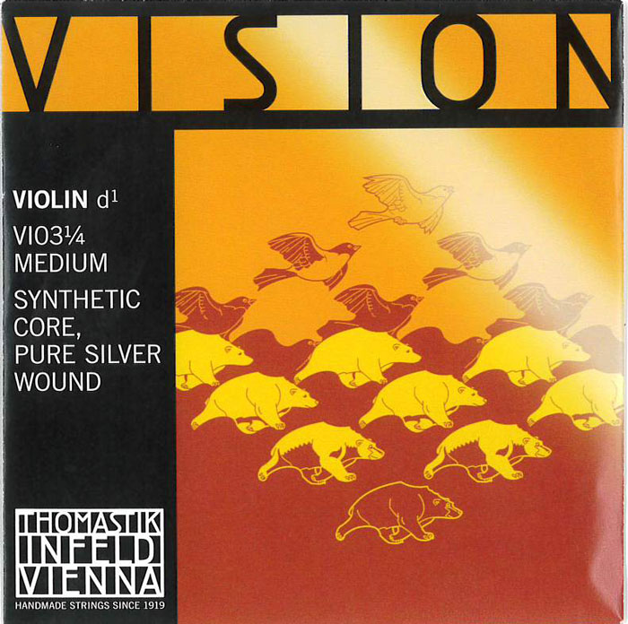 【Vision】ヴィジョンバイオリン弦 3D（VI03）1/4〜1/16サイズ｜positive