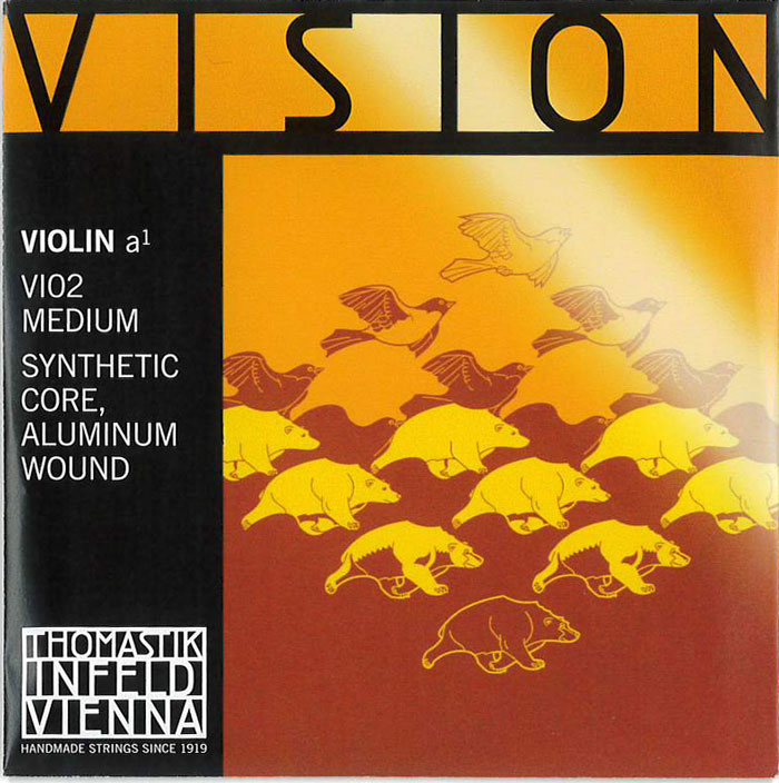 【Vision】ヴィジョンバイオリン弦 2A（VI02）4/4〜1/2サイズ｜positive