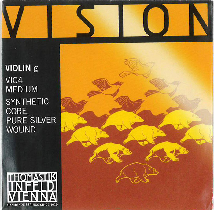【Vision】ヴィジョンバイオリン弦 4G（VI04）4/4〜1/2サイズ｜positive