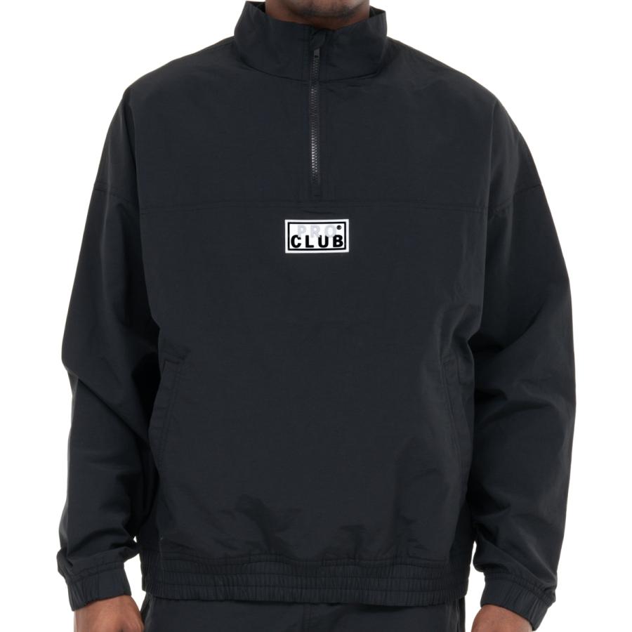プロクラブ PRO CLUB⭐️ナイロン ハーフジップ ジャケット　L PRO CLUB プロクラブ COMFORT COTTON / NYLON HALF ZIP TRACK