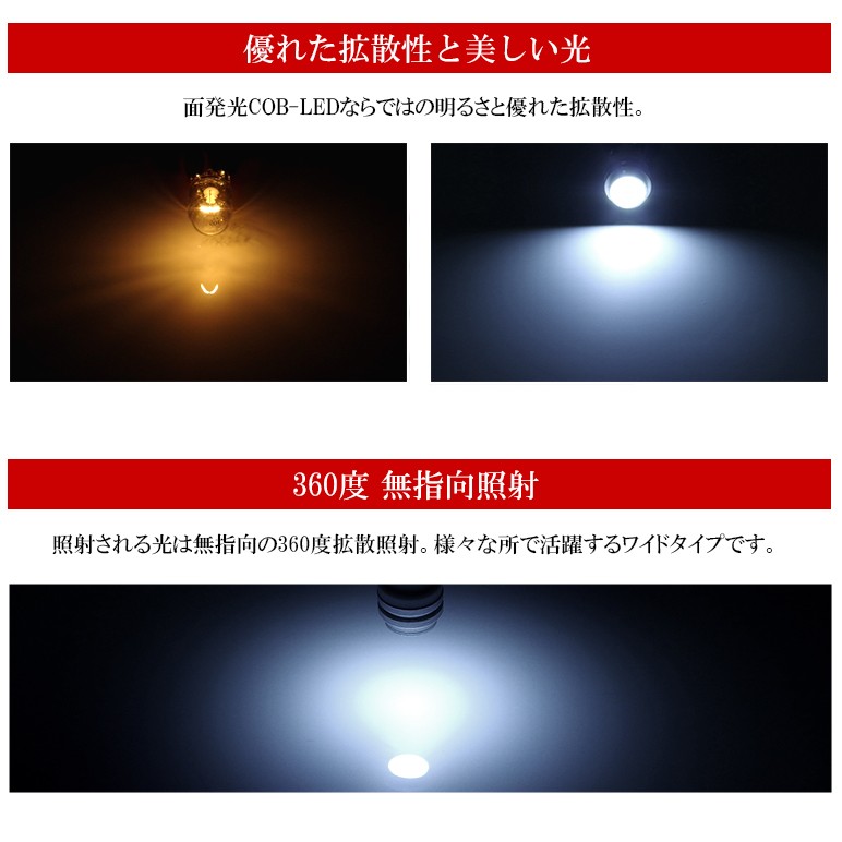 RK系 RK5 RK6 ステップワゴンスパーダ LED ポジション球 ナンバー灯 バックランプ T10/T16 ウェッジ球 1.5W COB LED  面発光 ホワイト 6500K 2個/1セット :T10-9W-RK5:possible - 通販 - Yahoo!ショッピング