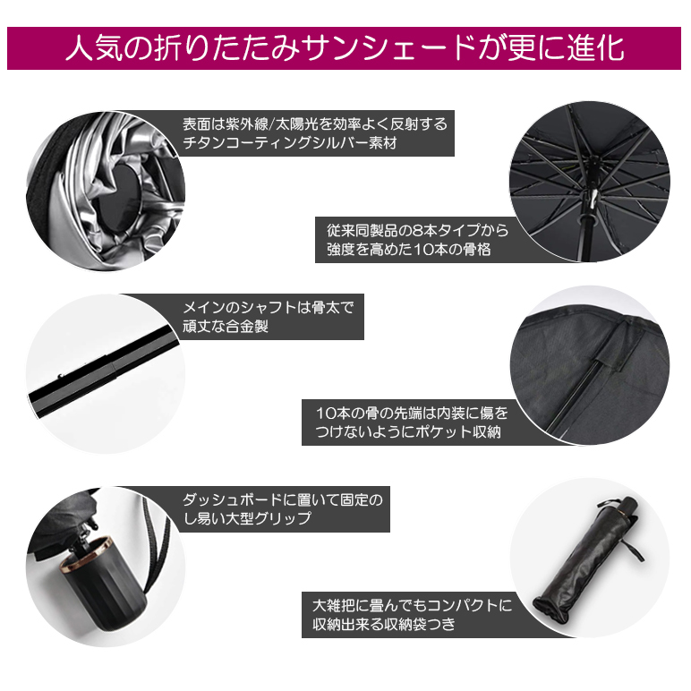 ZC33S スイフトスポーツ サンシェード/サンシェイド 折りたたみ 傘