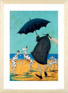 ポスター サヴィニャック SAVIGNAC AIR FRANCE 木製フレーム付 50×70cm