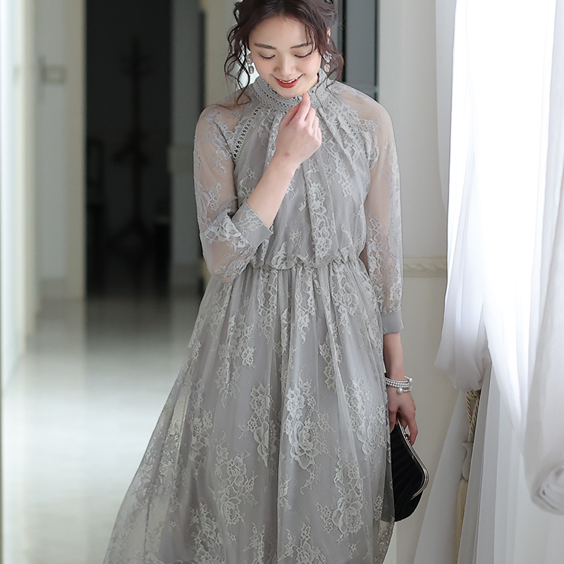 結婚式 服装 パーティードレス ドレス フォーマル ワンピース 即日発送 韓国 ロング丈 体型カバー...