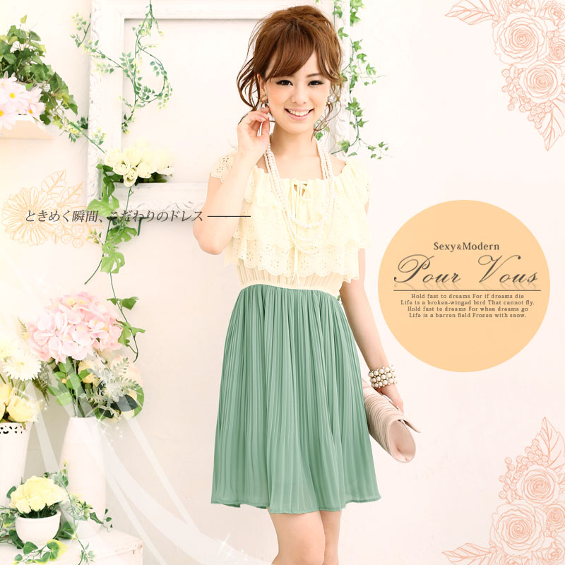 優先配送 結婚式 パーティードレス ワンピース フリル シフォン お呼ばれ プリーツ バイカラー 大人 フォーマル 大きいサイズ 二次会 ドレス ノースリーブ ワンピース カラー アイボリー サーモンピンク Www 11thspace Com