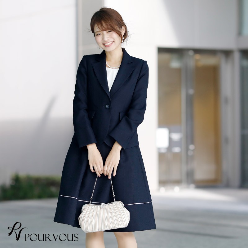 スーツ・フォーマル・ドレス mum. PourVous 卒業式 服装 母 入学式 ママ セレモニースーツ 40代 30