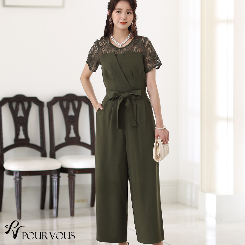 エトル　オールインワンパンツドレス　期間限定値下げ中 etoll.（エトル） パンツドレス マルチケープオールインワンパンツ