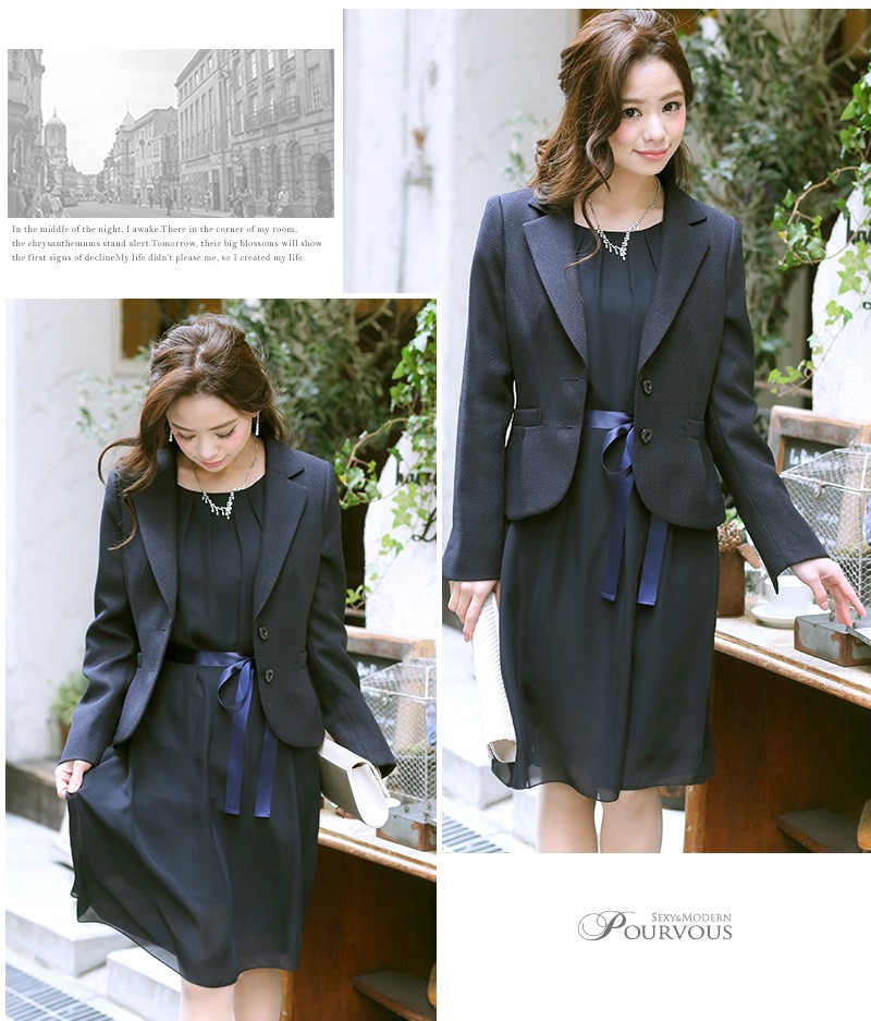 PourVous（プールヴー） 卒業式 服装 母 入学式 服装 ママ セレモニー