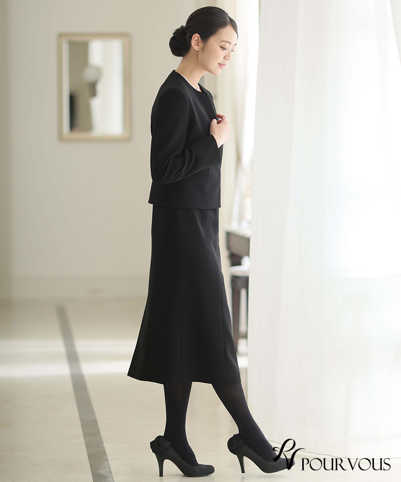スーツ 喪服 卒業式 服装 母 入学式 ママ ...の詳細画像3