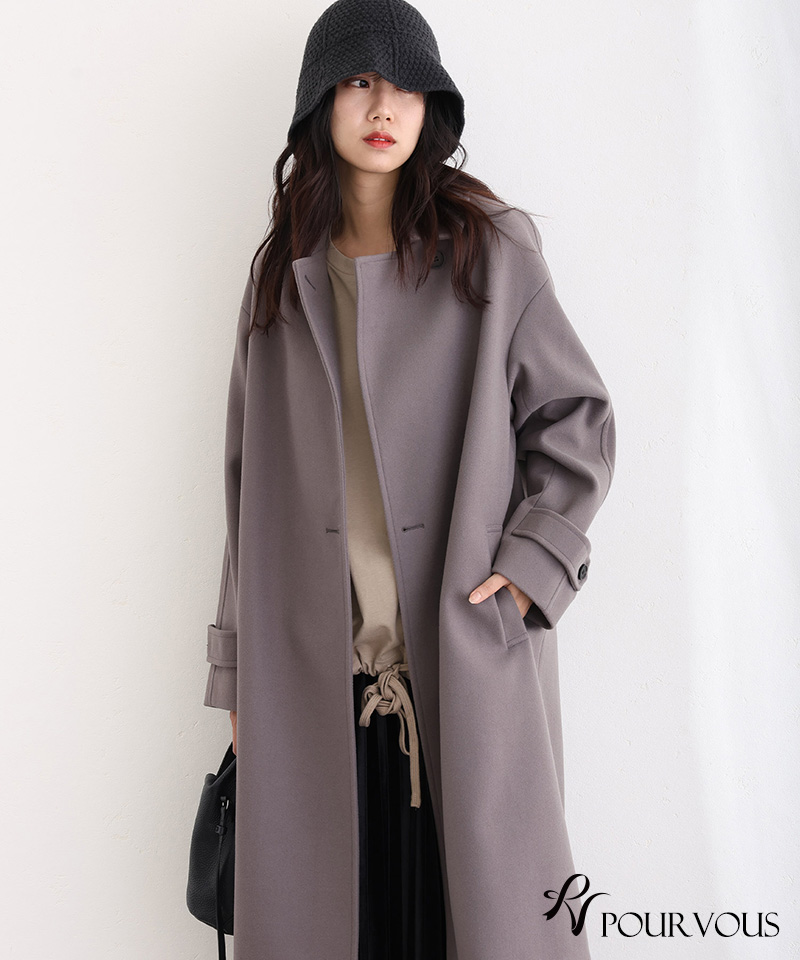 PourVous（プールヴー） コート アウター ロングコート スプリング