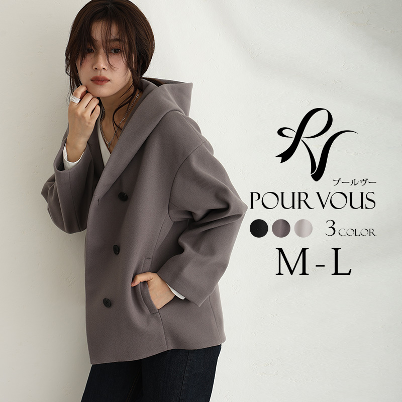PourVous（プールヴー） コート ロングコート アウター モッズコート