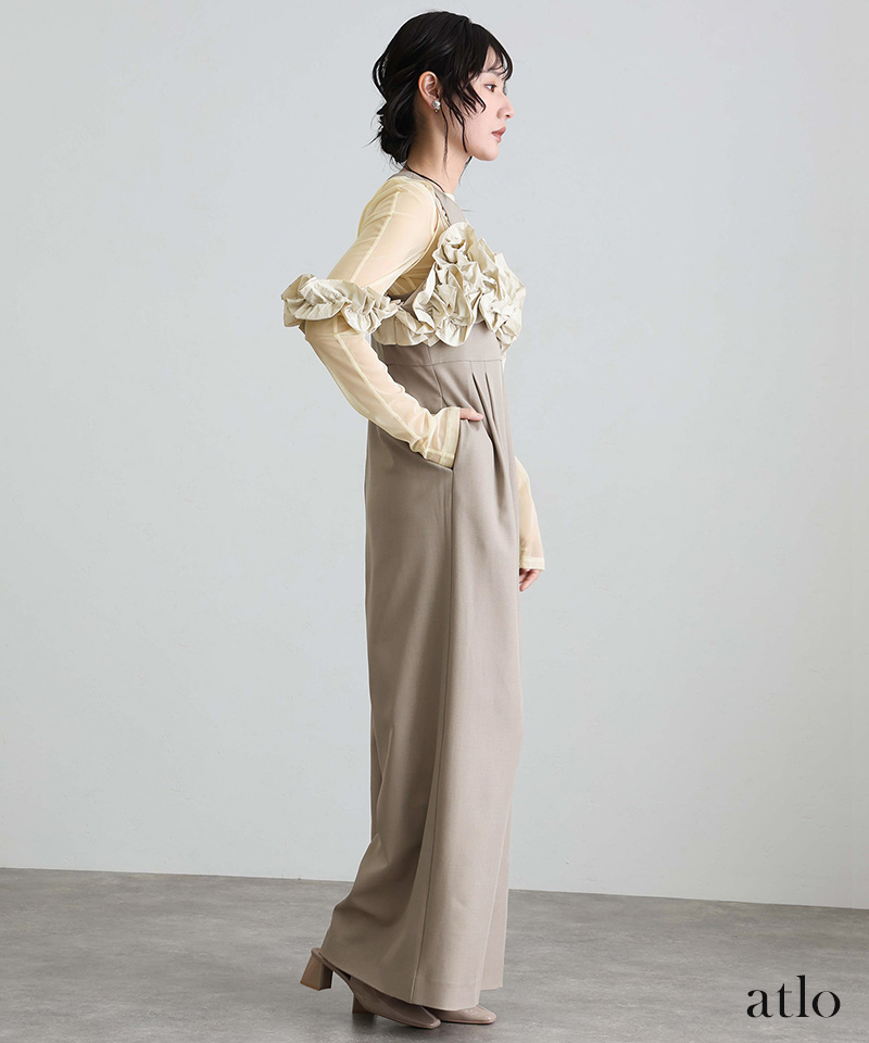 atlo（アトロ） パンツ 結婚式 オールインワン パンツドレス