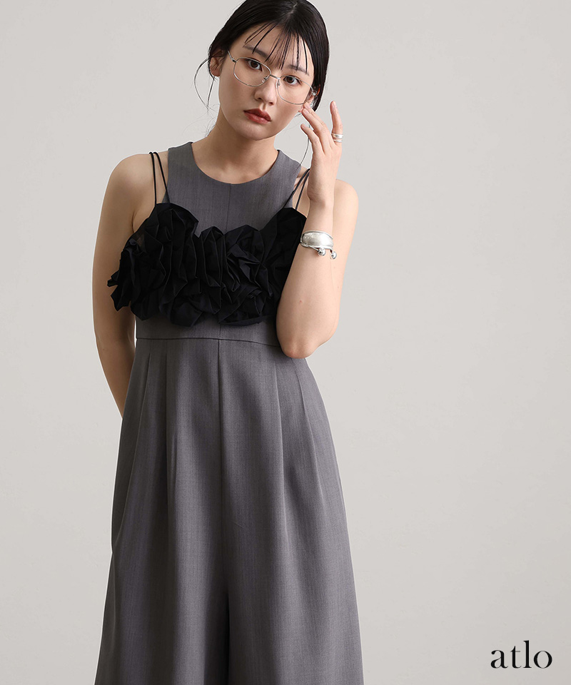 atlo（アトロ） パンツ 結婚式 オールインワン パンツドレス