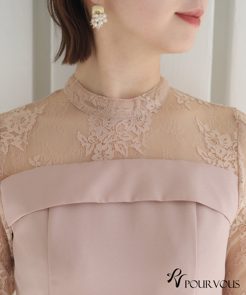パンツドレス 結婚式 服装 パーティードレス パンツスーツ フォーマルドレス セレモニースーツ お呼ばれ 大きいサイズ 韓国 即日発送 20代 30代 40代 袖あり | PourVous | 18