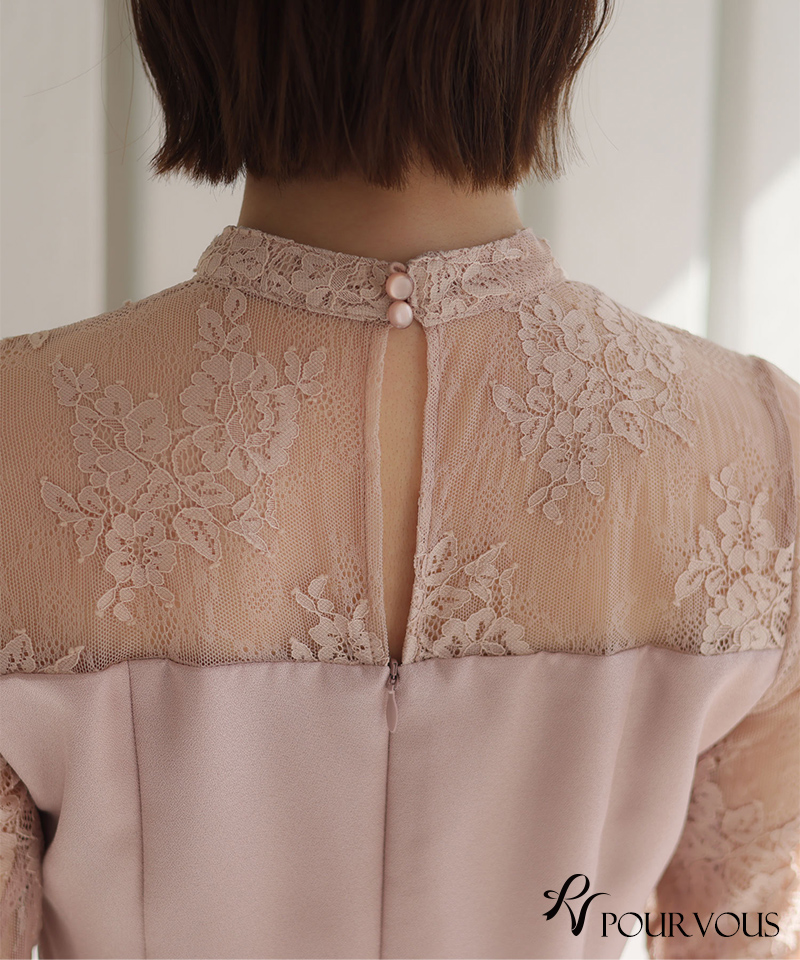 パンツドレス 結婚式 服装 パーティードレス パンツスーツ フォーマルドレス セレモニースーツ お呼ばれ 大きいサイズ 韓国 即日発送 20代 30代 40代 袖あり | PourVous | 20