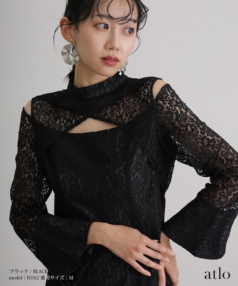 ショルダーストラップ クロスライン パーティー...の詳細画像1