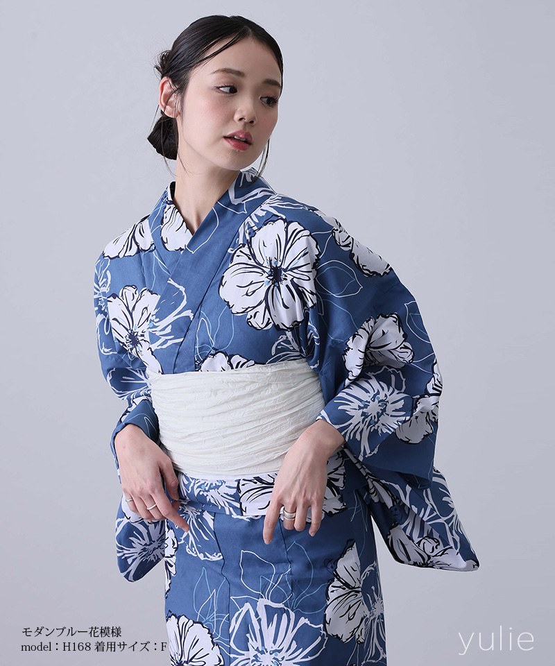 浴衣 セパレート 二部式 洗える浴衣 レディー...の詳細画像1