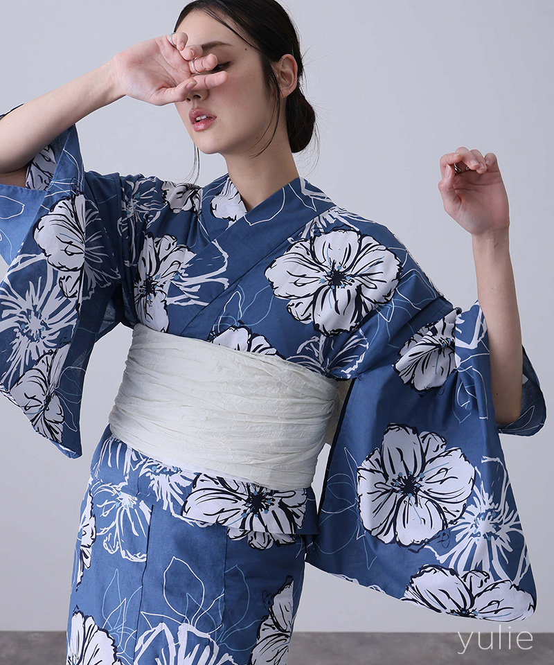 浴衣 セパレート 二部式 洗える浴衣 レディー...の詳細画像5