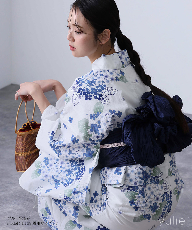 浴衣 セパレート 二部式 洗える浴衣 レディー...の詳細画像1