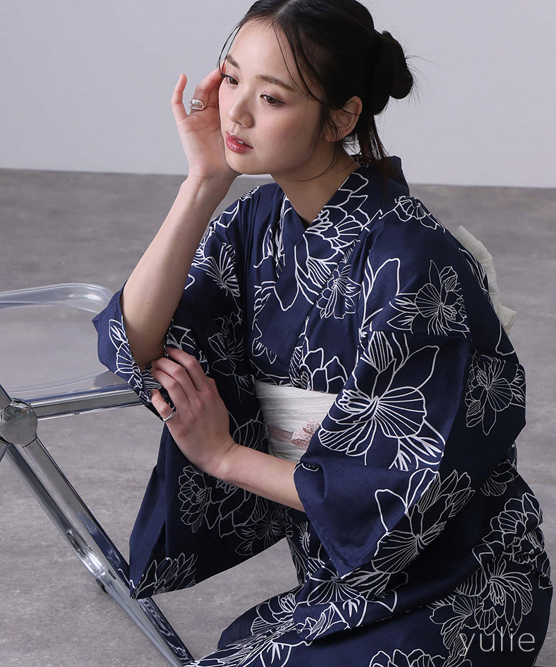 浴衣 セパレート 二部式 洗える浴衣 レディー...の詳細画像5