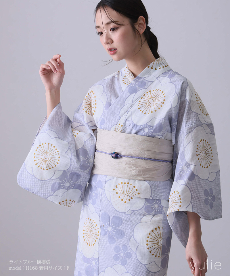 浴衣 セパレート 二部式 洗える浴衣 レディー...の詳細画像1