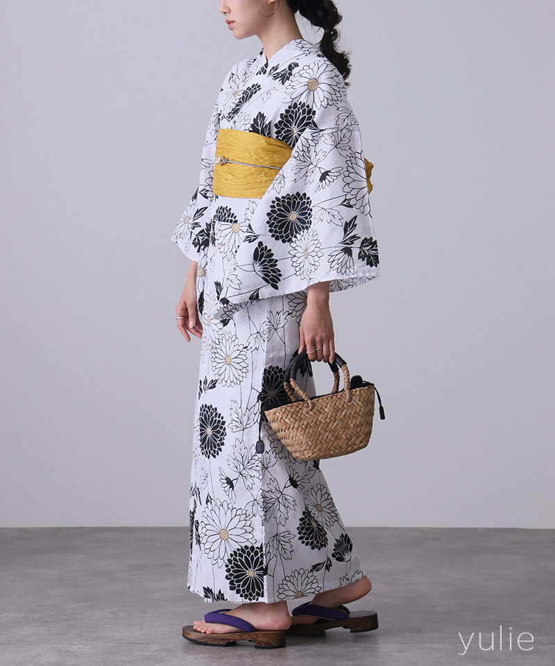 洗える浴衣 浴衣 レディース 2点セット ゆか...の詳細画像3