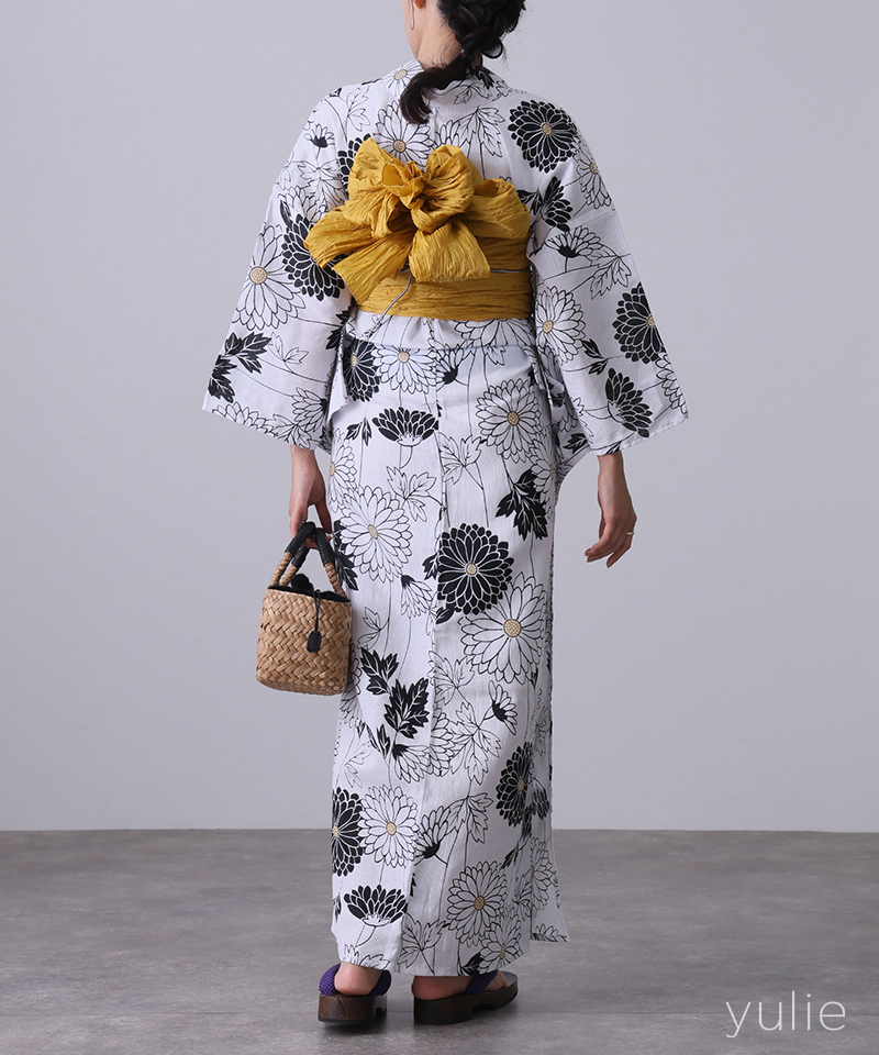 洗える浴衣 浴衣 レディース 2点セット ゆか...の詳細画像4